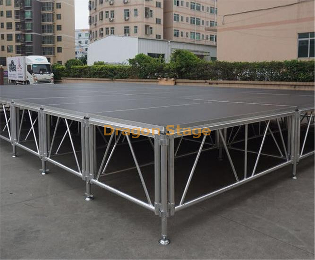 Escenario portátil móvil para conciertos, eventos y bodas, 15x12m