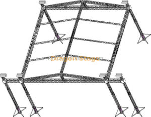 Truss portátil de aluminio de concierto 9x8x8