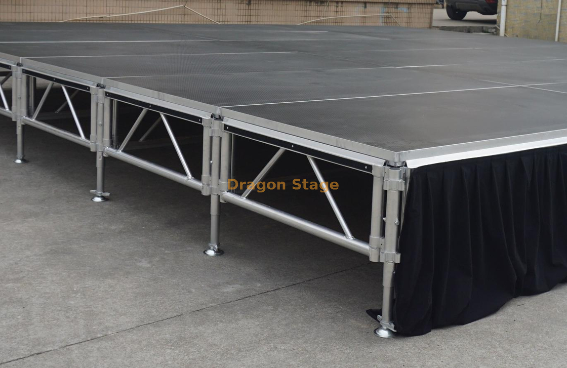Escenario modular portátil de aluminio de 4x8 pies 18,3x9,76 m