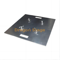 Base de armadura de acero de 1 × 1 m para sistemas de soporte de armadura de iluminación y escenarios