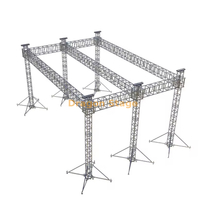 Sistema de armazón de techo para escenario de aluminio de alta resistencia de 25x14x12m (altura de 12m, armazón de espita de gran envergadura)