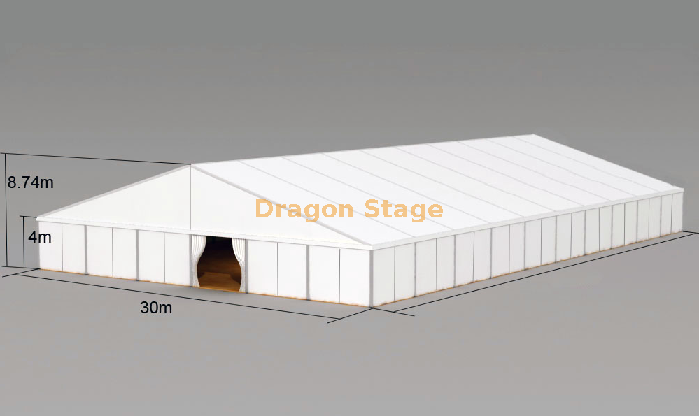 Carpa al aire libre para eventos de exposición de 35x70x4m 