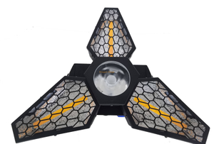 Luz retro de hoja de arce giratoria infinita