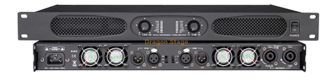 Serie de amplificadores de potencia profesionales AD Clase D 1U | Amplificadores de audio livianos de alta potencia con PFC dual