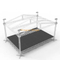 Escenario de techo con espita de sistema completo de 20x14x10m con techo inclinado negro | Sistema de armadura de techo de concierto de aluminio