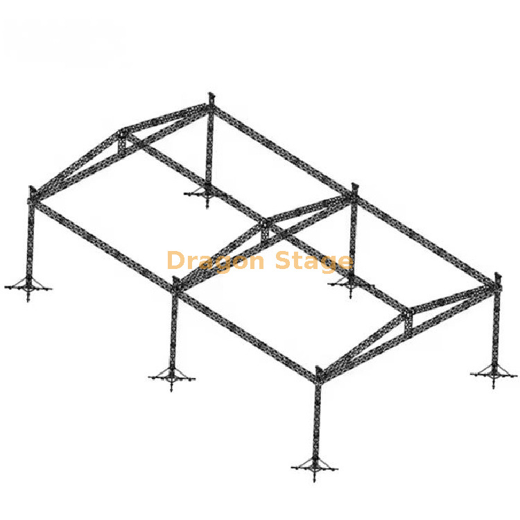 Sistema de armadura de techo móvil de 20x15x10m para eventos