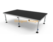 Evento portátil de 6 piernas DJ Table Stage Platform 1.5x1m