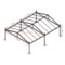 Sistema de armadura de techo para eventos al aire libre de aluminio resistente de 18x24x8m - Estructura de escenario de concierto de doble rejilla de 8m de altura