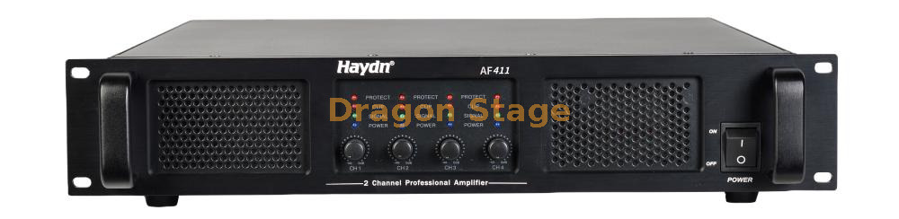 Serie de amplificadores de potencia de cuatro canales A430 A450 A470 | Amplificadores de audio profesionales de clase AB