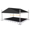 Performance de gimnasio al aire libre Techo triangular Truss 10x8x5m