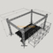 290 mm Dj de armadura DJ 10x6x6m