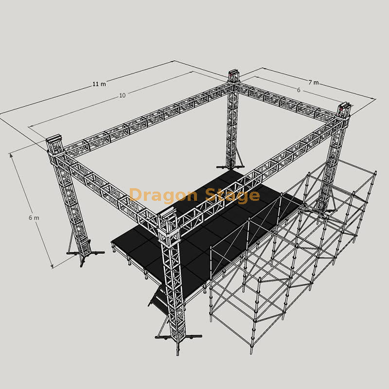 290 mm Dj de armadura DJ 10x6x6m