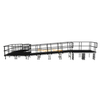 Rampa modular de aluminio para escenario de eventos, 9,82x8,26m, 90 grados, para acceso en silla de ruedas y carga de equipos para conciertos