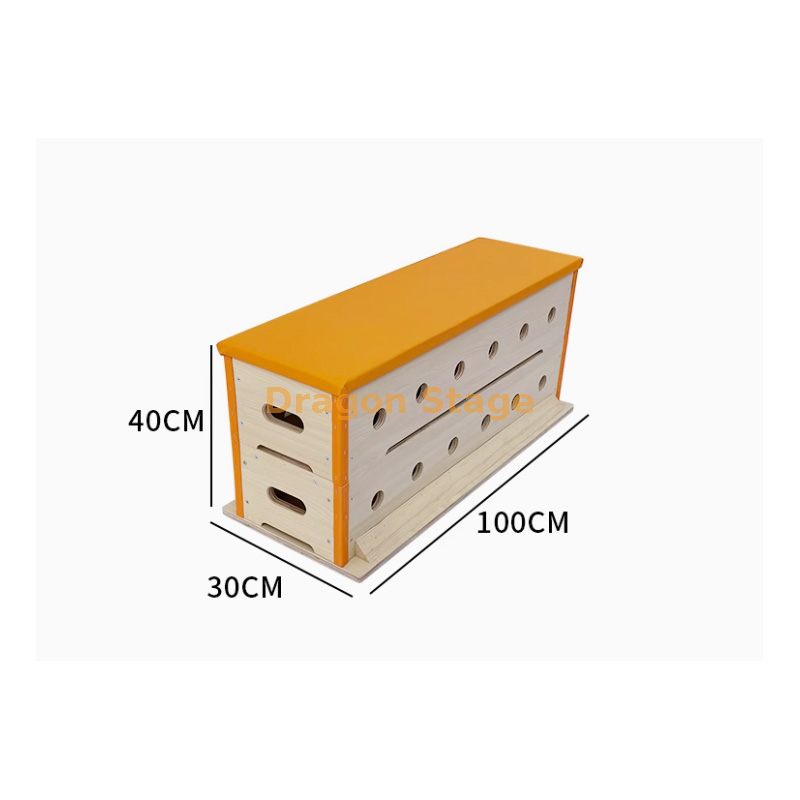 Caja de apilamiento de dos capas al aire libre