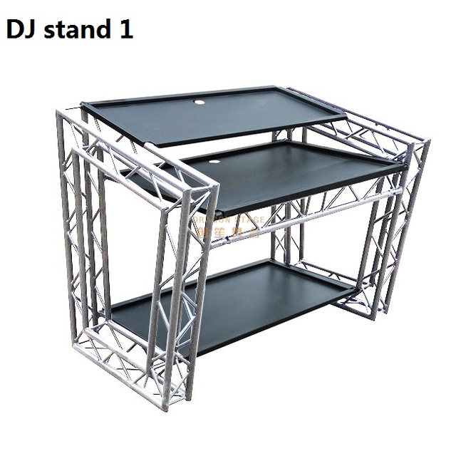 Soporte de cabina de DJ portátil de aluminio 1