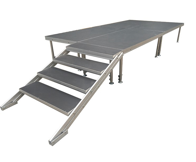 Etapas portátiles de aluminio Quik Stage Lite 4x8ft 1,22x2,44m