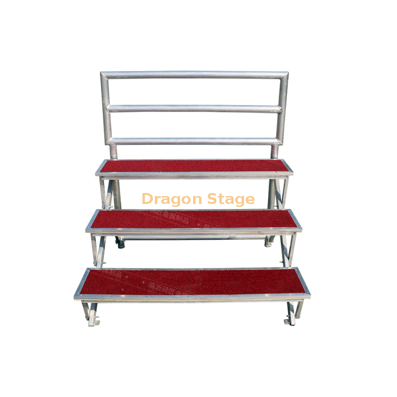 Sistema de asientos de aluminio plegable para estadio/sistema de gradas con respaldo
