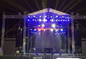 Armadura de escenario de concierto al aire libre Armadura de iluminación para eventos Armadura de aluminio usada