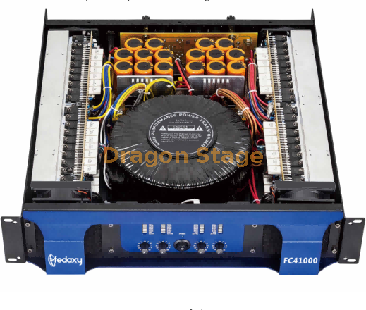 Clase china H 4 canales 800W equipo de audio profesional amplificador de potencia de último diseño