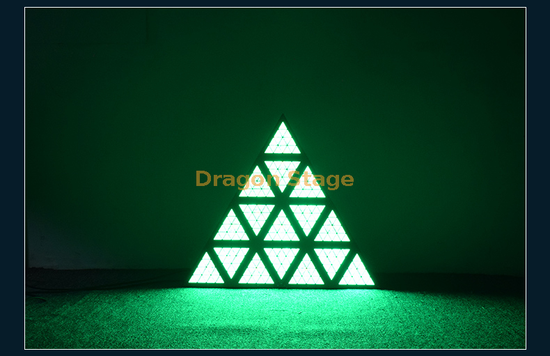 Luces de matriz triangulares Luces KTV a todo color Bar Iluminación de ambiente Focos Rendimiento de bodas