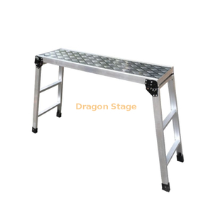 Plataforma de trabajo de andamio de elevación de taburete plegable de decoración multifuncional de aleación de aluminio