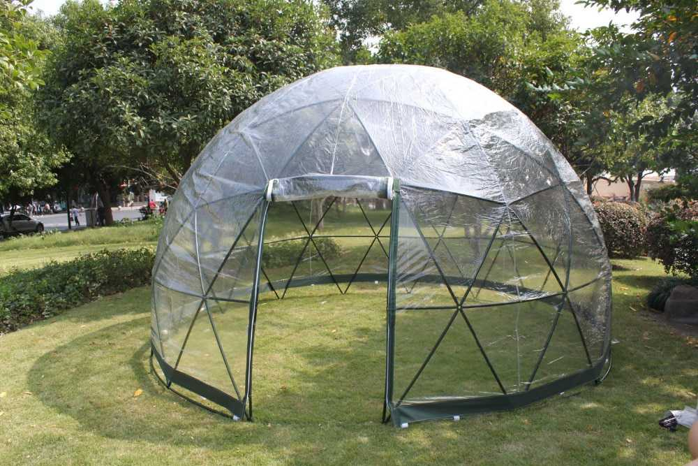 Hotel al aire libre Big Bubble Igloo Canvas transparente Geodesic Glamping House PVC Tents Camping Dome Tents en venta
