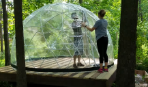 Los niños impermeables de alta calidad del uso al aire libre juegan el iglú de la bóveda del jardín de la tienda de la bóveda de la casa