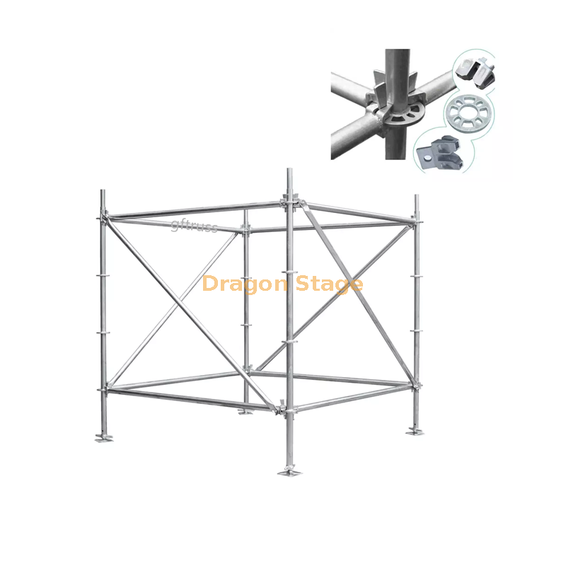 Torre de armadura Ringlock de acero de 15 m para sistema Line Array de concierto al aire libre