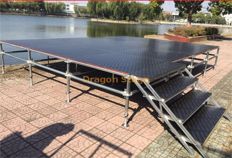 Andamio de acero Ringlock Truss Stage 12.2x8.54m