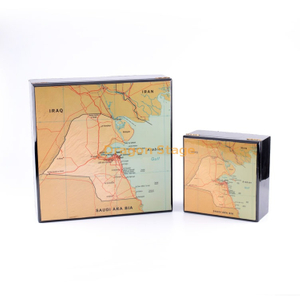 KSA Riyadh temporada proveedores de cajas de chocolate de madera caja de regalo ramadán caja de fechas de madera acrílica zip