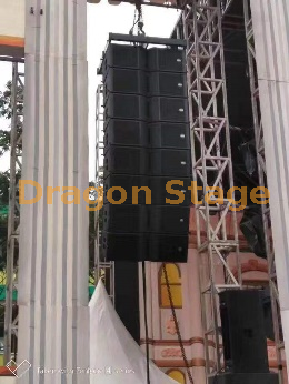 Sistema Line Array 48+24 para eventos al aire libre (50000 personas)