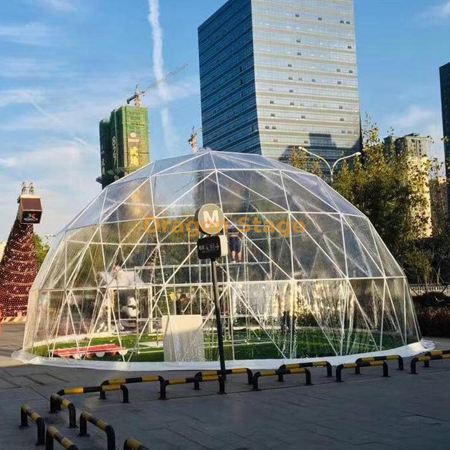 Carpa tipo cúpula para eventos de fiesta, impermeable, transparente, 10-30m, para reuniones de actividades al aire libre