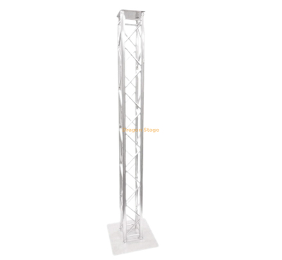 Tótem de armadura global de 3 m (9,84 pies) con placa superior de 400 x 400 mm y placa base de 500 x 500 mm