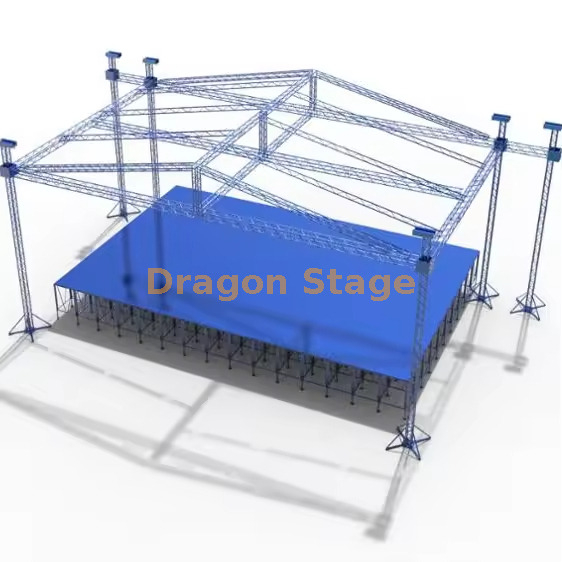 Plataforma Escalera Aluminio Rack Altavoz Truss 15x10x9m