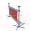 Sistema de armadura de poste de portería con pantalla LED de aluminio de 8x5 m (luz libre de 8 m, altura de 5 m)