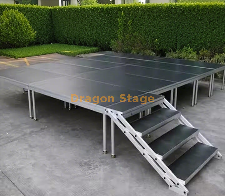 Sistema de montaje de escenario rápido de aluminio 5x4m