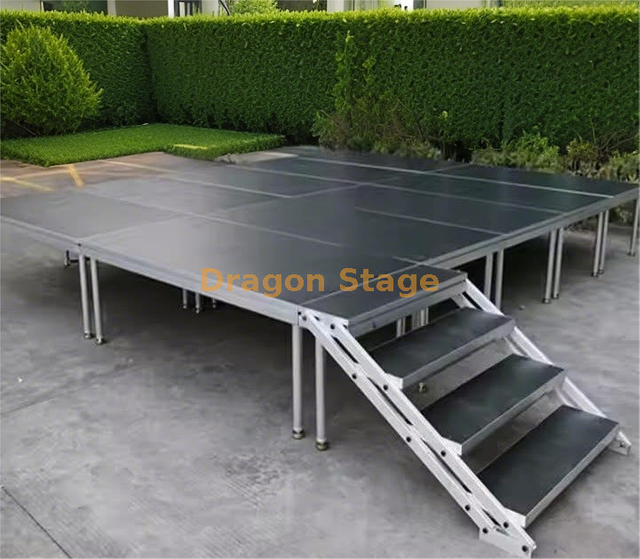 Sistema de montaje de escenario rápido de aluminio 5x4m