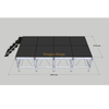 Aluminio al aire libre Concert Stage Podium para la venta 4.88x2.44m con 2 escaleras