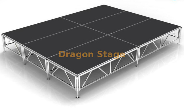Venta caliente Aluminio Concierto al aire libre Etapa 16x12ft/4.88x3.66m 0.6-1m