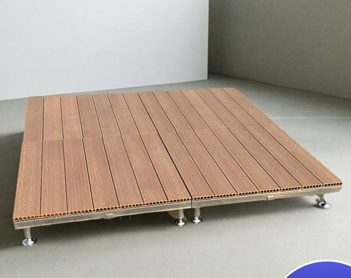 Plataforma de madera prefabricada (2) 