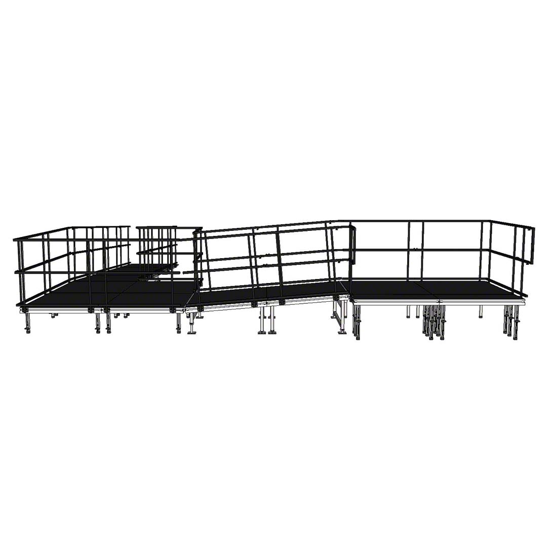 DragonStage 7,40x8,26 m Caja de vuelo entre bastidores de aluminio en forma de L y rampa de carga para equipos de concierto.jpg