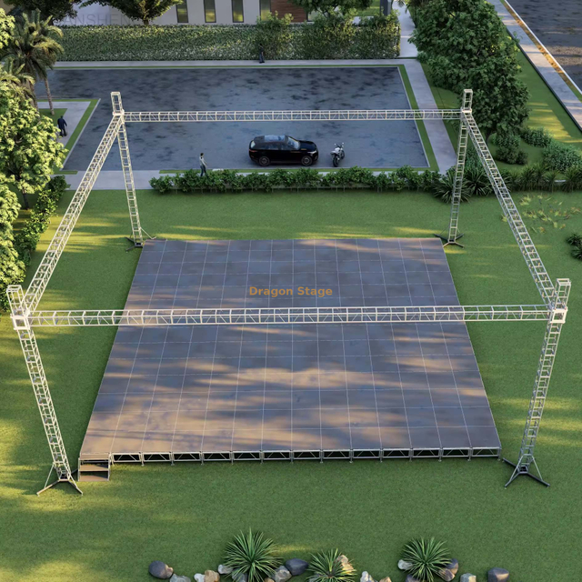 Factory Supply Aluminium Portable Etapa 17.08x17.08m