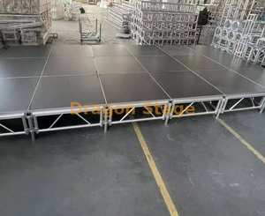 Plataforma de escenario de concierto modular de aluminio 7.32x3.66m （24x12ft）