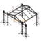 Sistema de techo de armadura de escenario de aluminio de alta resistencia 18x15x10m | Equipo de iluminación para conciertos al aire libre con alas de altavoz de 2 m