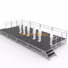  Plataforma de madera de escenario móvil de aluminio portátil para eventos 9.76x4.88m