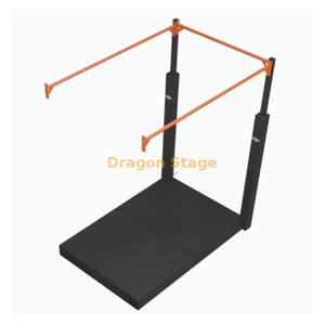 Ninja Sistema de vía base de marco de jaula tubular de acero de un solo nivel con juntas de conexión de arranque/final