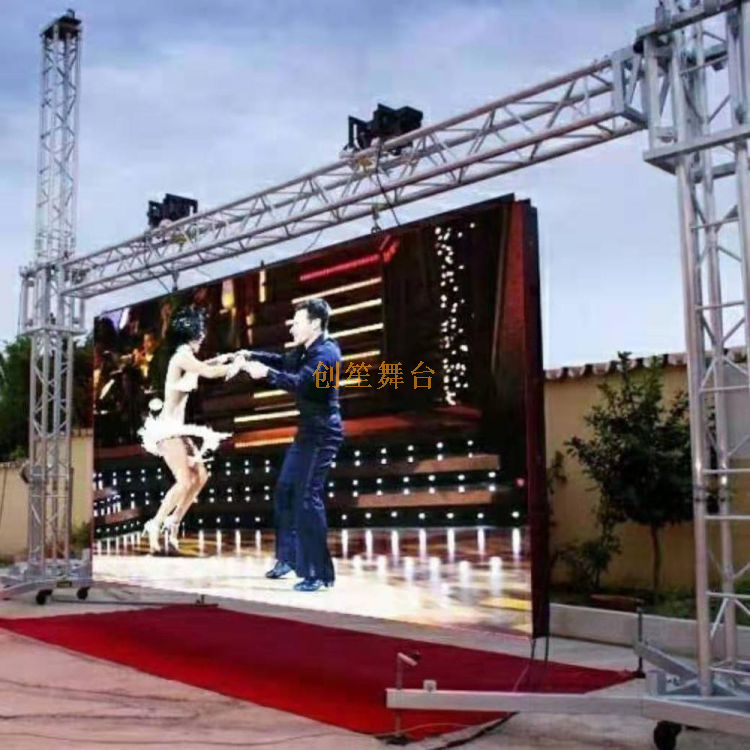 6x5m de aluminio Pantalla portátil Pantalla LED Camilio para pantalla LED de 20x10ft