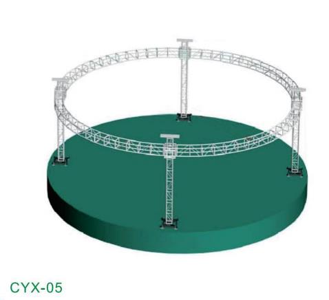 estructura de celosía de exposición