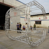 Soporte de exhibición de truss circular 20x20 con techo