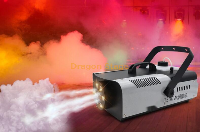 La mejor máquina de niebla comercial de 1500 W y 1000 W para bodas, rociador continuo, control remoto LED, control de cable, temperatura constante, LED, máquina de niebla colorida